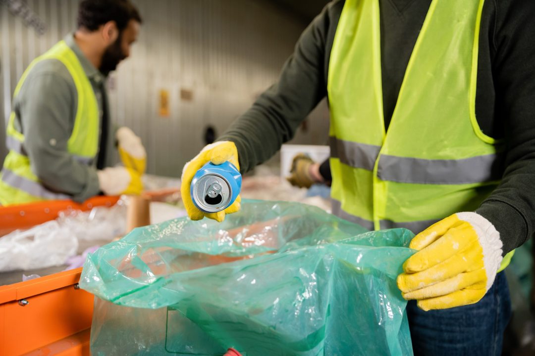 Recycling and general waste segregation at business premises